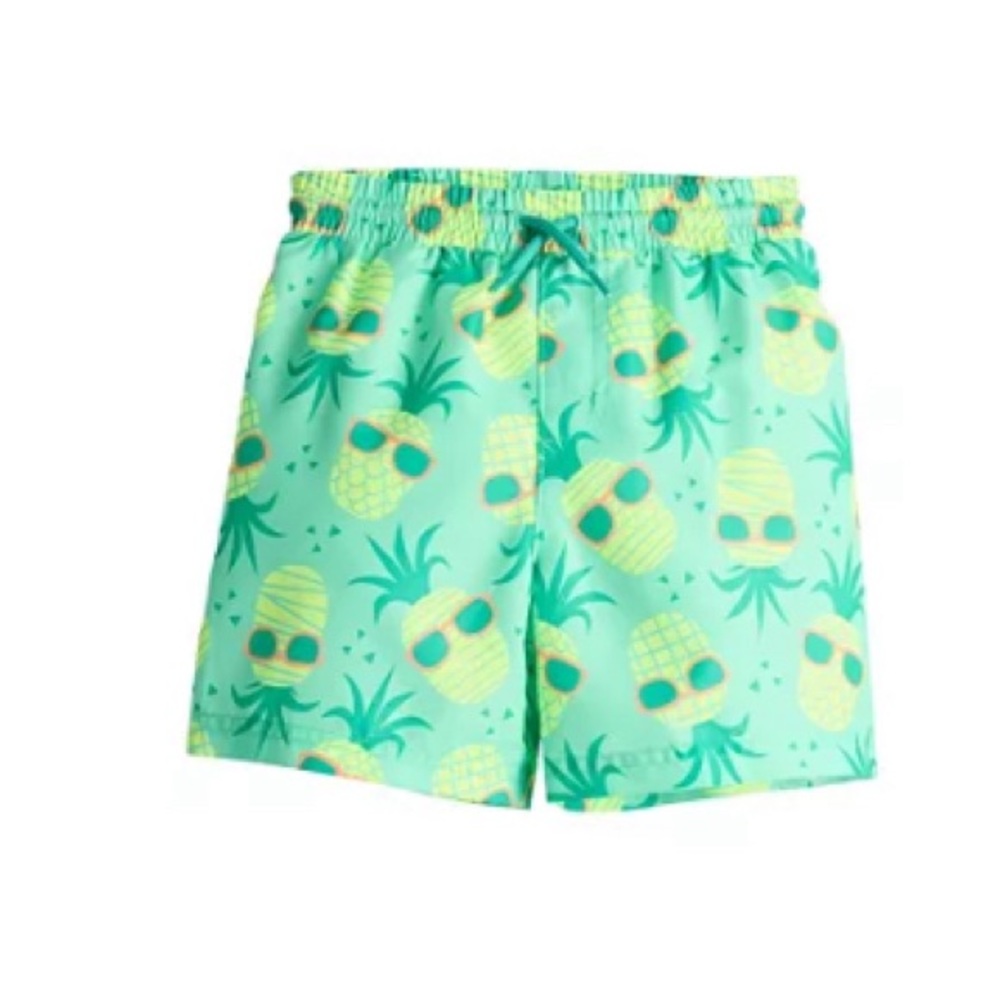 Pineapple swim trunks